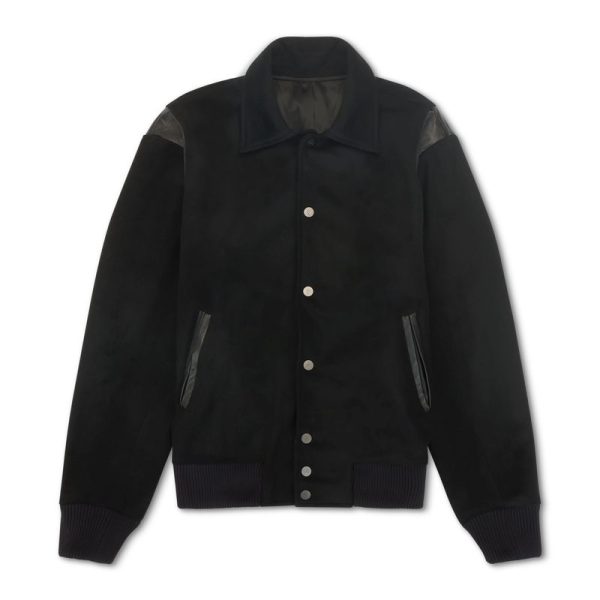 All Black Everything Bomber Jacket